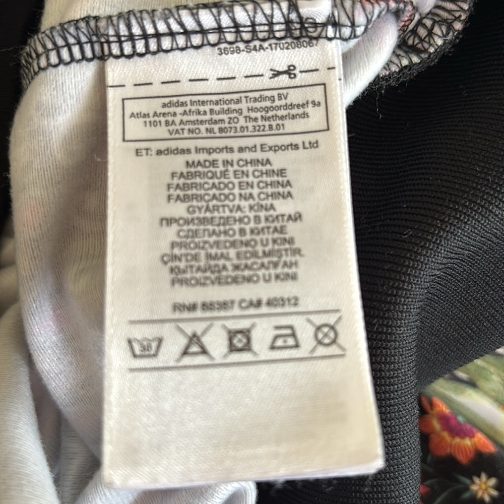 Adidas Originals Jardim Agharta Farm Firebird Floral Track Jacket Black Sz S - Picture 5 of 11